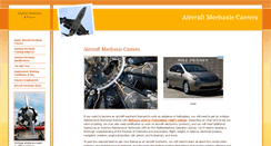 Desktop Screenshot of aircraftmechaniccareers.com
